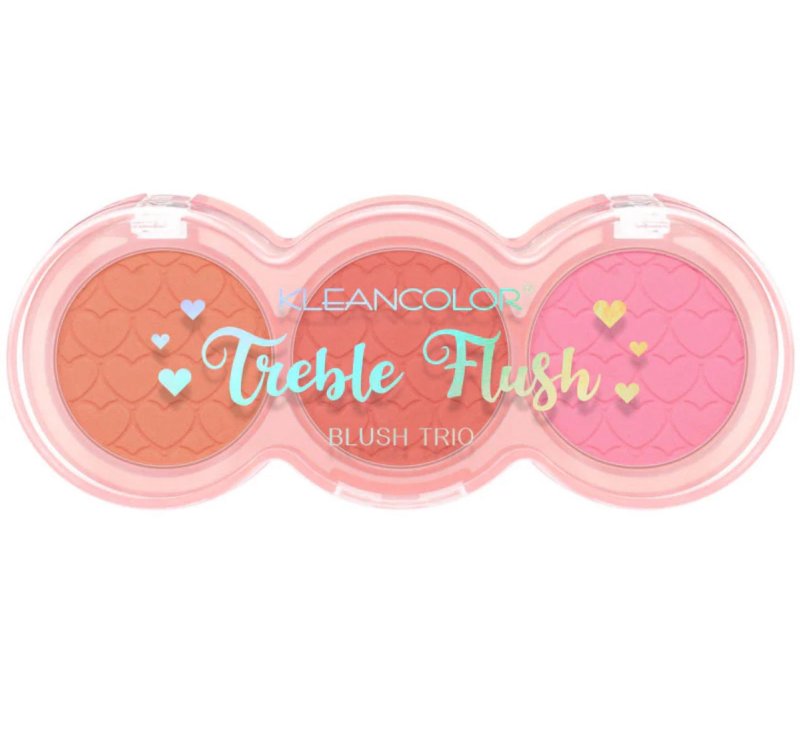 TRIO DE RUBORES TREBLE FLUSH KLEANCOLORS