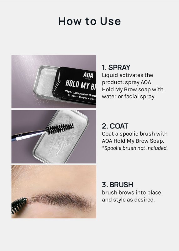 AOA HOLD MY BROW CLEAR LONGWEAR