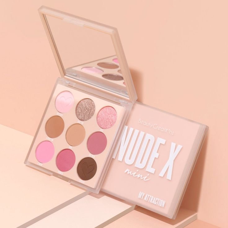 BEAUTY CREATION MINI PALETA NUDE X