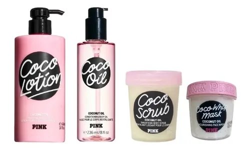 KIT CREMA PINK MINI COCO HYDRATION 4 PCS