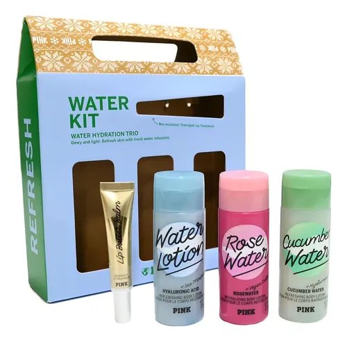KIT CREMA PINK MINI WHATER HYDRATIO 4 PZ