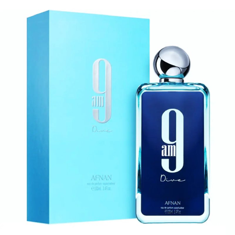 AFNAN 9 AM DIVE AZUL 3.4FL 100 ML UNISEX