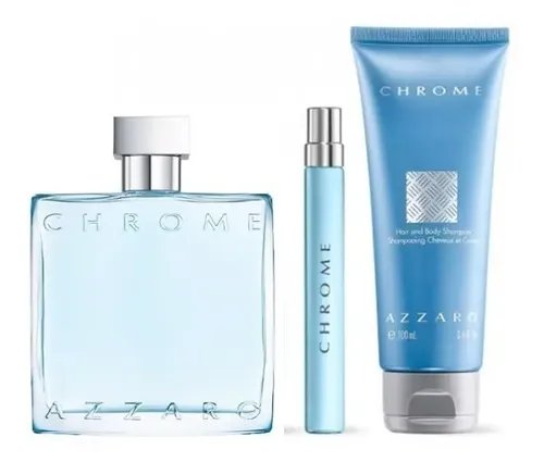 ESTUCHE AZZARO CHROME 3 PZA MEN