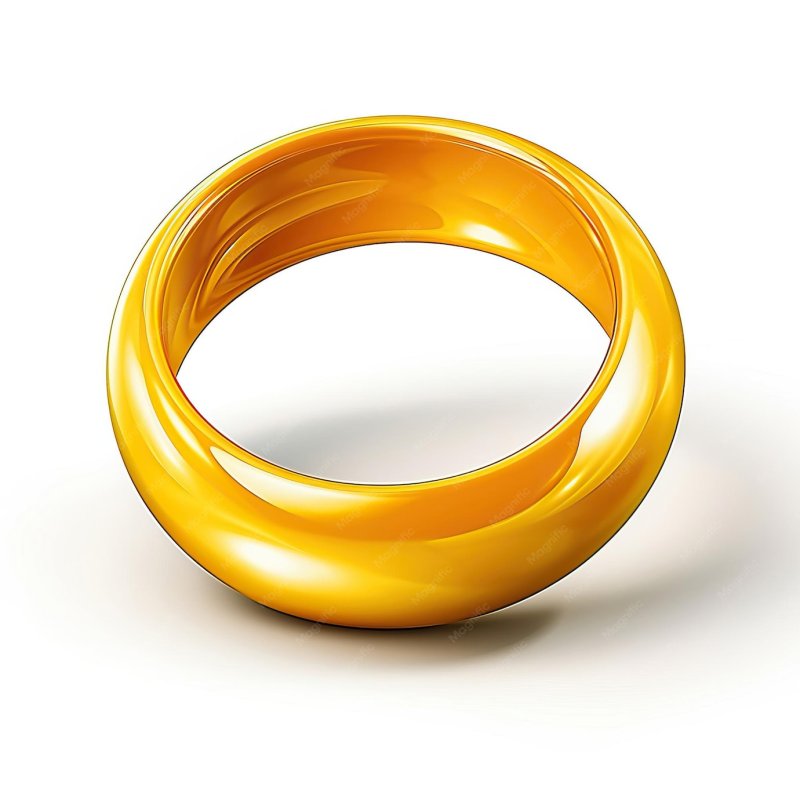 ANILLO AMARILLO FUERTE CON BRILLANTE