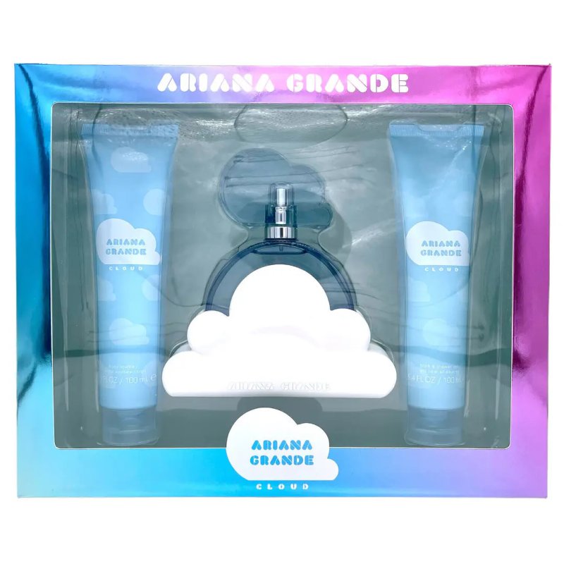 ESTUCHE DE ARIANA GRANDE 3 PIEZAS CLOUD