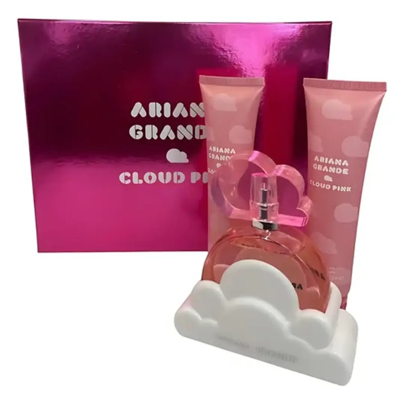 ESTUCHE DE ARIANA GRANDE 3 PIEZAS PINK
