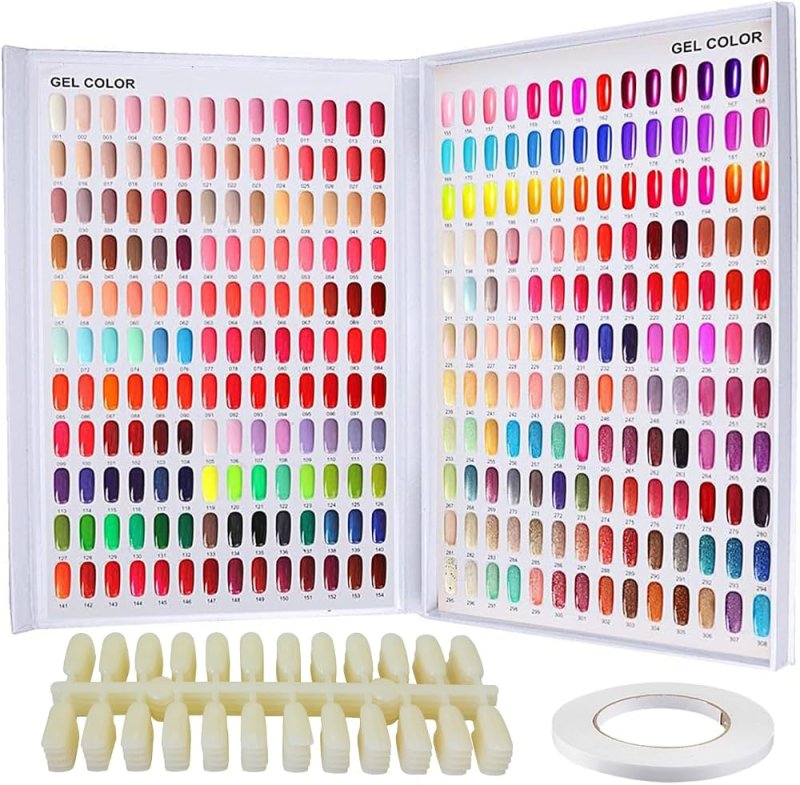 TABLA DE COLORES DE UÑAS