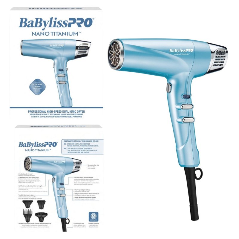 SECADOR BABY LISS PRO NANO TITANIUM VIAJ