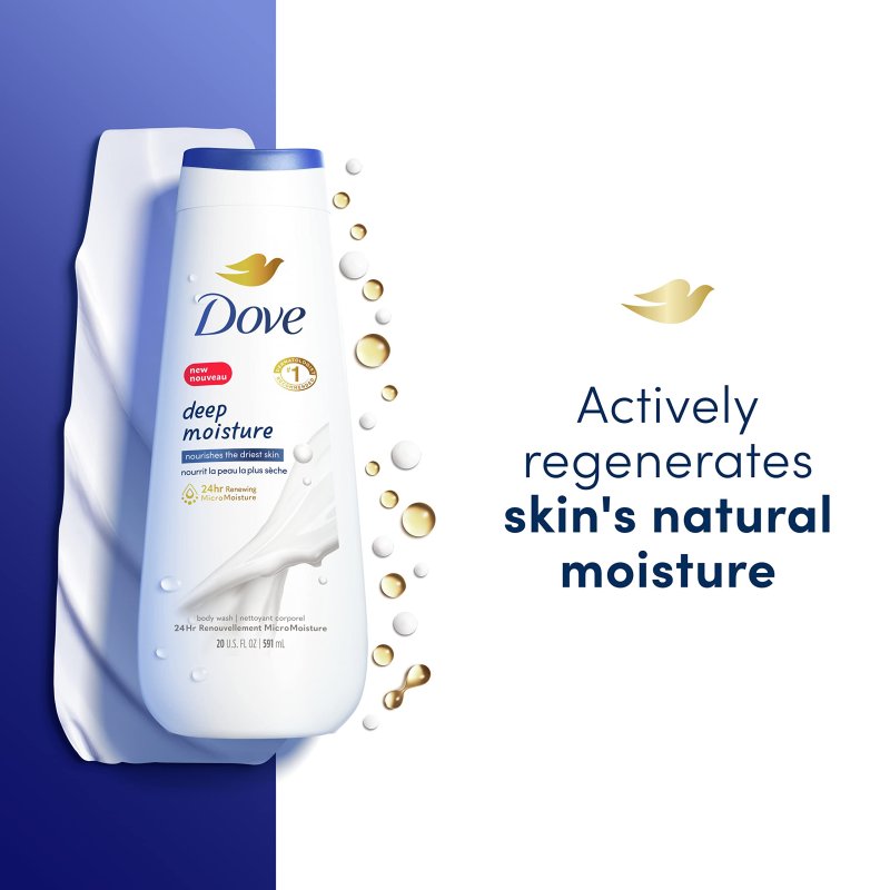 DOVE DEEP MOISTURE BODY WASH 680ML