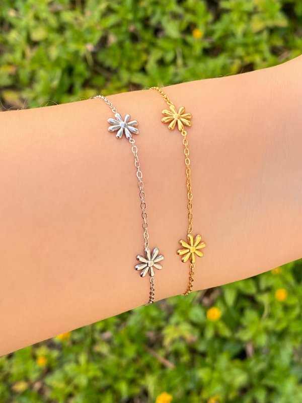 PULSERA 3 FLORES