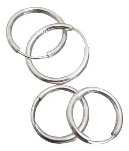 SARCILLO ARGOLLAS 3 PIEZAS PLATEADO MARR