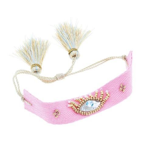 PULSERA MELODY OJO BEICH ROSADO