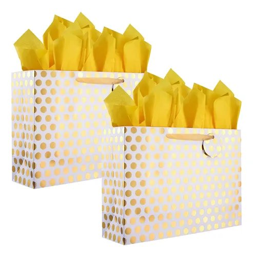 BOLSA DE REGAL LUNARES PLATEAS DORADO