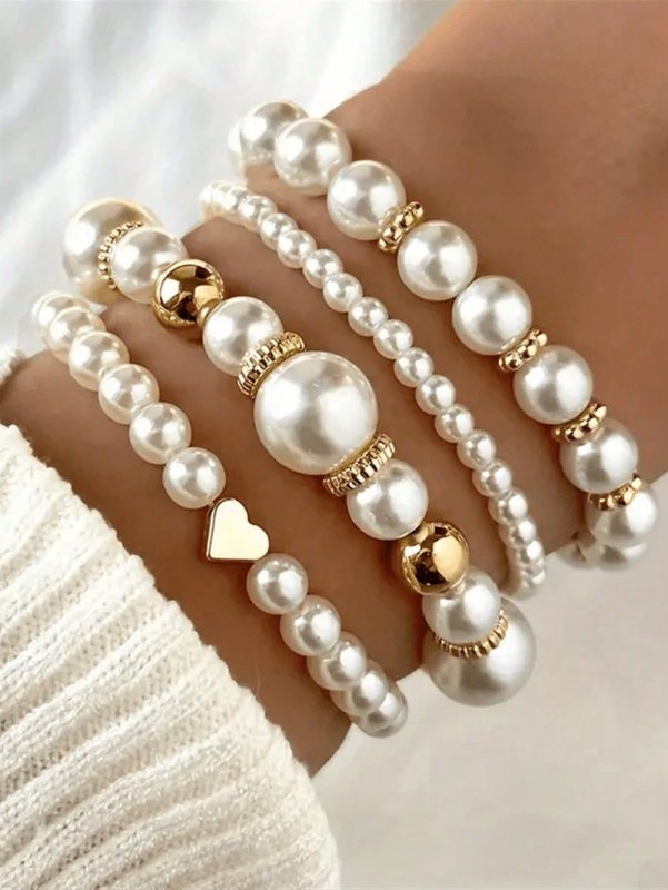 FASHION JEWELRY PULSERA 4 PIEZAS