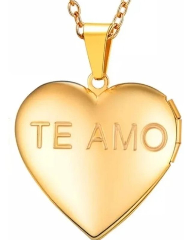 COLLAR TE AMO ACERO INOXIDABLE