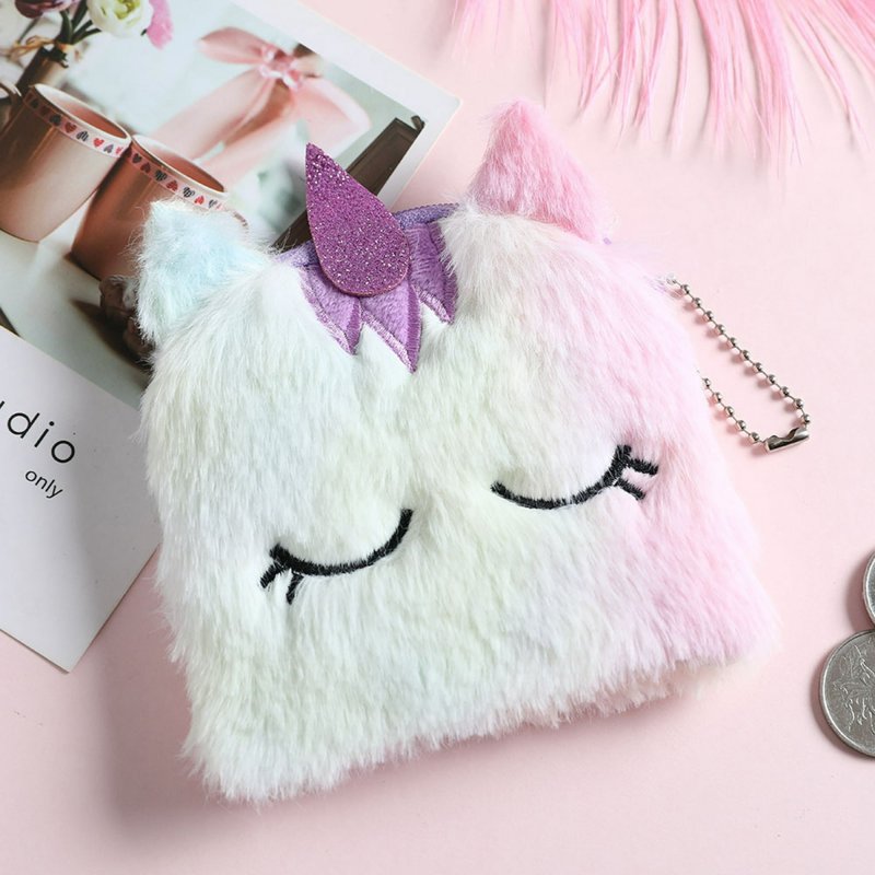 MINI MONEDERO DE PELUCHE PINK