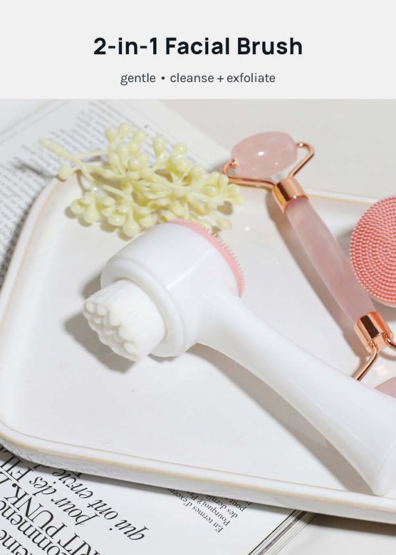 AOA 2 IN 1 FACIAL BRUSH GENTLE CLEANSING